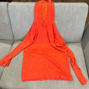 Orange metal vent tech 2.0 hoodie